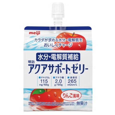 明治　アクアサポートゼリー 200g　24本セット 水分補給 スポーツドリンク 熱中症 予防 脱水 (法人様送り専門店)｜kaigomall-y-h｜02