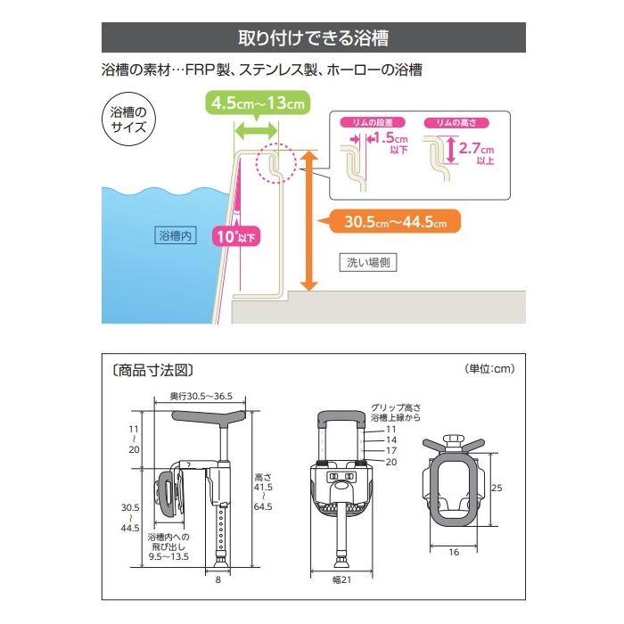 アロン化成 ユニットバス対応浴槽手すり Ust 130ubショート 536 641 ブルー あすつく 4026 2 介護もーる 介護用品専門店 通販 Yahoo ショッピング