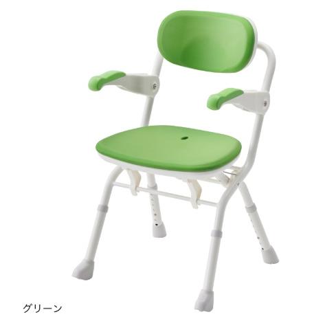 アロン化成 楽らく開閉シャワーベンチ Sフィット 536-092 グリーン 安 