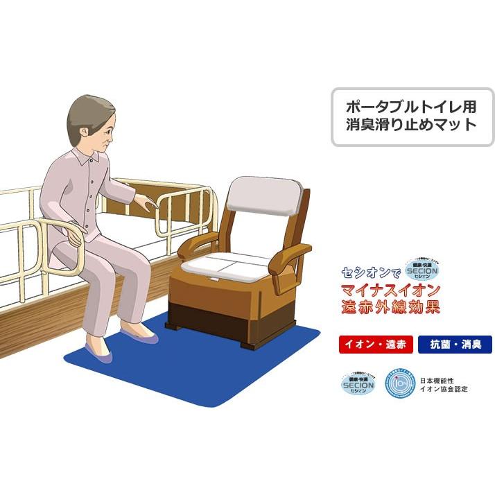 シンエイテクノ ポータブルトイレ用 消臭すべり止めマット