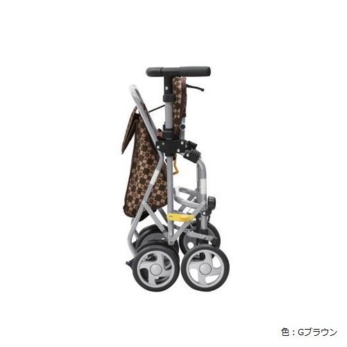 【美品】★島製作所★シルバーカー　フォルテライト・格子NB・紺　歩行補助車 母の日クーポン対象】フォルテライト 格子NB 島製作所 ｜ 母の日