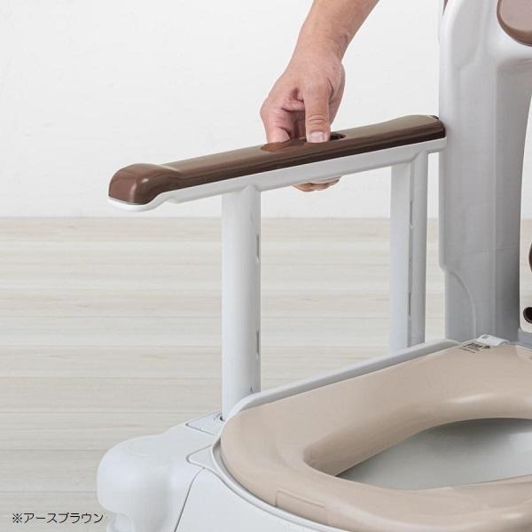 ポータブルトイレ　介護　らくゾウくん　FX-30　安寿 アロン化成　暖房便座・快適脱臭　532-967　ミストブルー_5