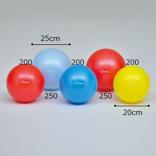 TOEI LIGHT（トーエイライト） ピラティスボール 250 直径25cm 赤・青