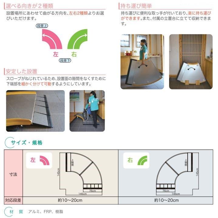 Zスロープ 微笑の朝顔 642-200 左 : 介護もーる 介護用品専門店 - 通販
