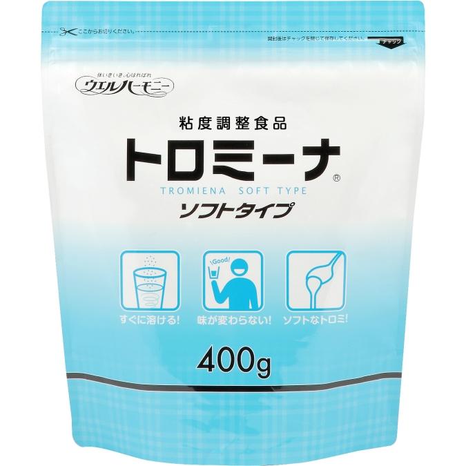 とろみ剤 トロミーナ ソフトタイプ 400g ウエルハーモニー ダマができ