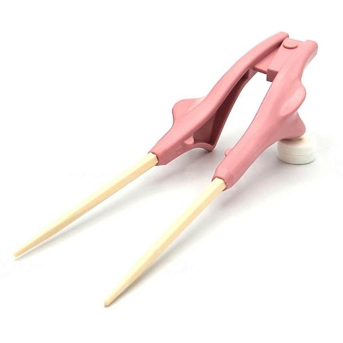 箸ぞうくん クリア S-14 ピンク 21cm ウインド 右手用 カトラリー 介護