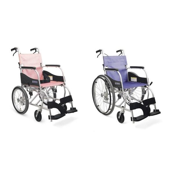 カワムラサイクル 介助用車いす ふわりす KF16-42SB 女性や力の弱い方