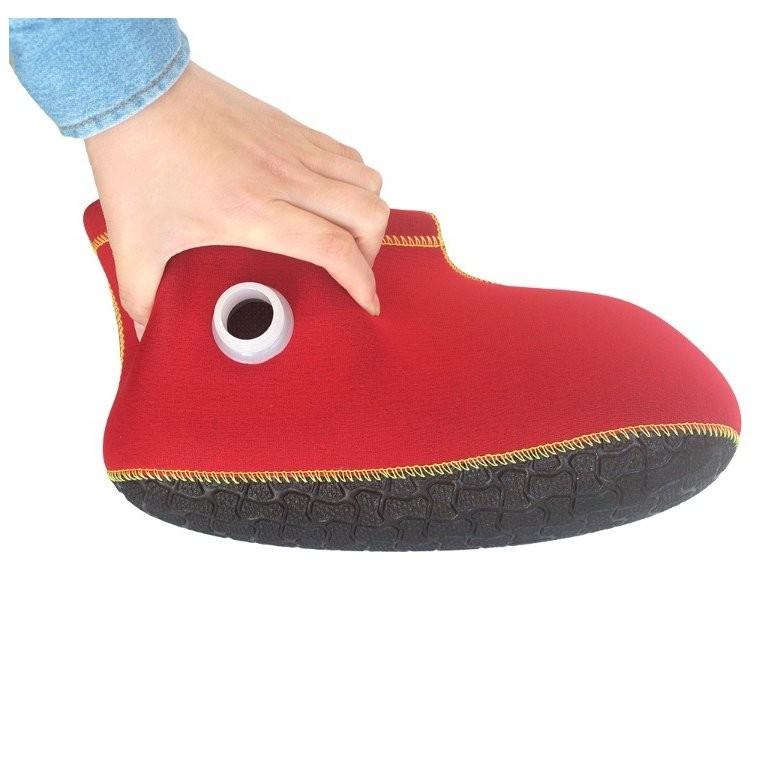 クロッツやわらか湯たんぽ 足用ショートタイプ HY-603-RD-M M レッド