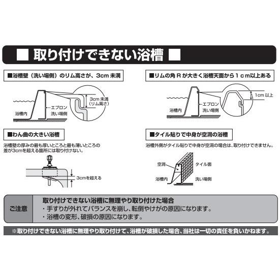 Panasonic（パナソニック） 入浴グリップ ユクリア ユニットバス 専用