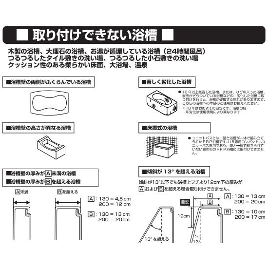 パナソニック浴室手すり・PN−L12311 楽天市場】(パナソニック) 入浴グリップ ユクリア UB専用