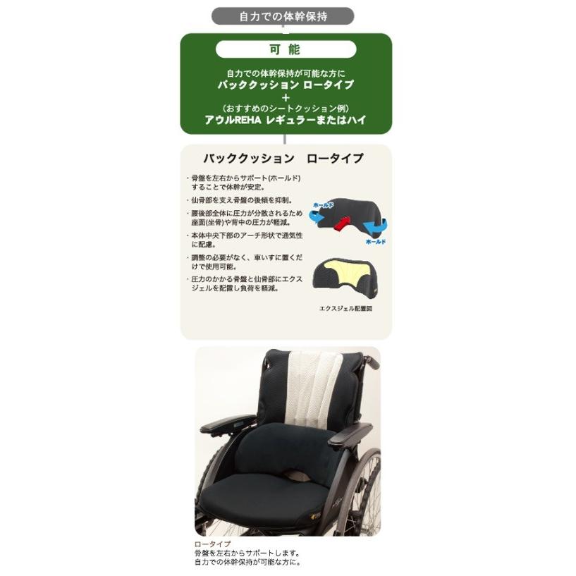 加地 車いすに置くだけで腰や背中をサポート バッククッション ロータイプ Bac01 Bk ブラック 車いす クッション 体圧分散 姿勢保持 W1626 介護もーる 介護用品専門店 通販 Yahoo ショッピング