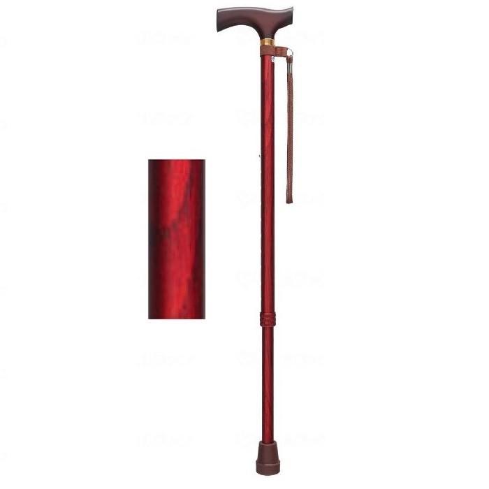 4977626733369 【3個入】ベーシック 伸縮S・M兼用 木目【キャンセル不可】 WB3720 フジホーム ステッキ シンプル フジホーム 伸縮杖 ステッキベーシック 伸縮S・M兼用 WB3720 木目 杖