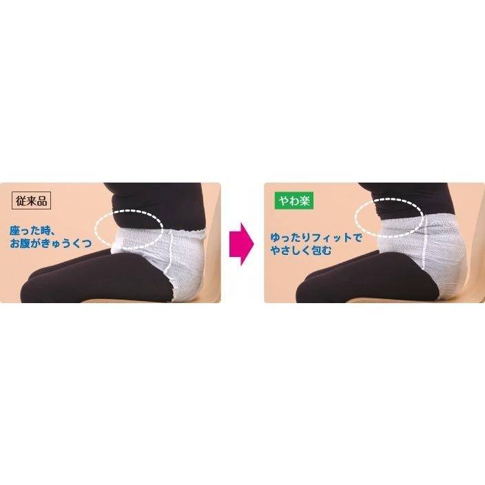 業務用1ケース価格 白十字 サルバ やわ楽パンツM 24枚入×4