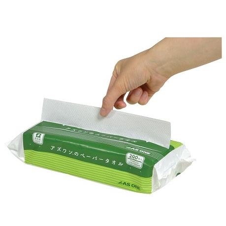 アズワンのペーパータオル（小判）1ケース（200枚×48袋入） |  | 01