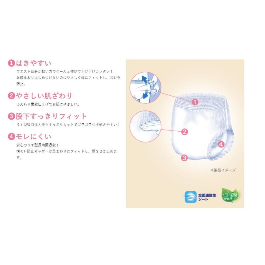 はくパンツ レギュラー M 20枚 (1袋) リフレ/リブドゥ/大人用おむつ/オムツ 4904585029363/18196 | リフレ はくパンツ | 02