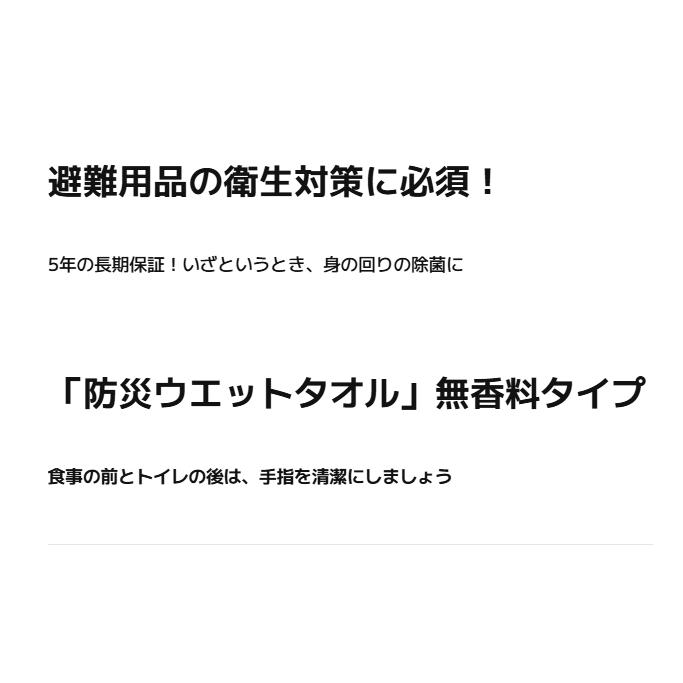 防災対策 防災ウェットタオル 20枚入 総合サービス 長期保存 大判サイズ その他避難生活用品 4537816330251 | 総合サービス | 02