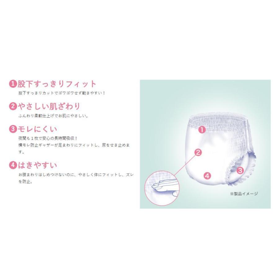 はくパンツ 夜用スーパー LL 18枚×4袋 (ケース販売) リフレ/リブドゥ/大人用おむつ/オムツ 4904585021619/17602 | リフレ はくパンツ | 02