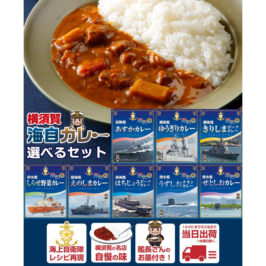 横須賀海自カレー 選べる 5個セット 海上自衛隊 横須賀 カレー 自衛 隊