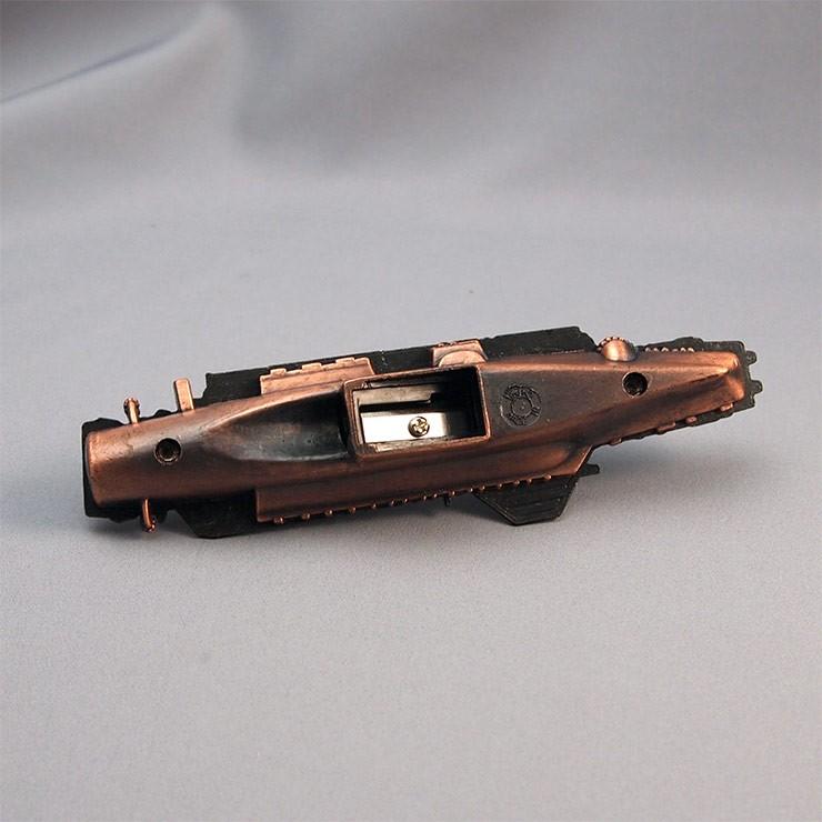 クラシック文具シリーズ鉛筆削り 空母NO.206 ダイキャスト 135×50×37mm