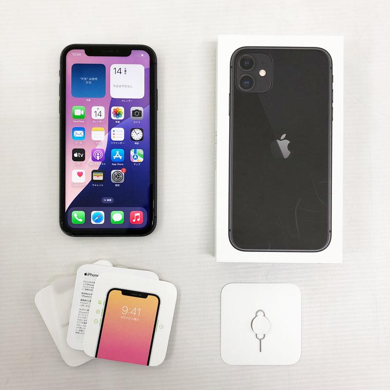 SIMフリー iPhone11 64GB MHDA3J/A【利用制限:-】【iOS 18.1】《スマホ