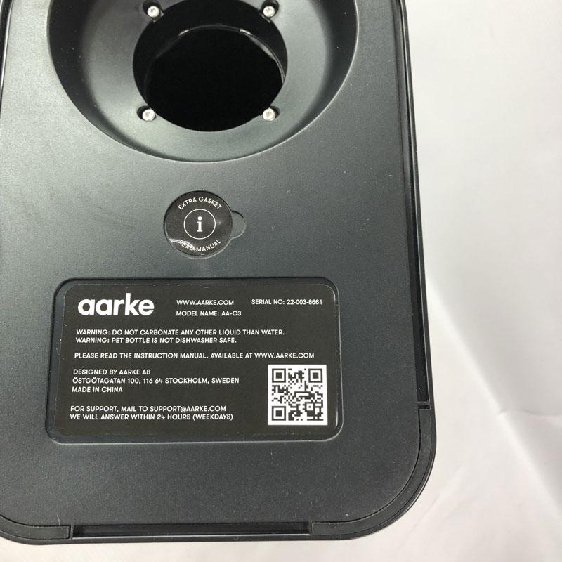 aarke Carbonator 3 炭酸水メーカー　ジャンク ジャンク扱い》未使用品 aarke AA1201 炭酸水メーカー Carbonator 3