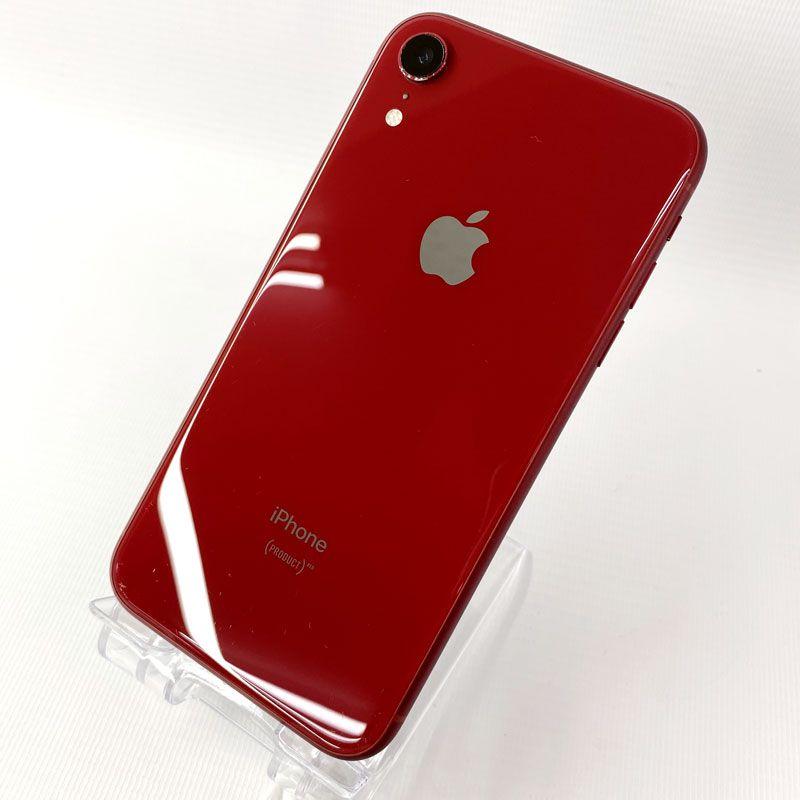 ジャンク扱い》au iPhone XR 64GB MT062J/A レッド【利用制限 
