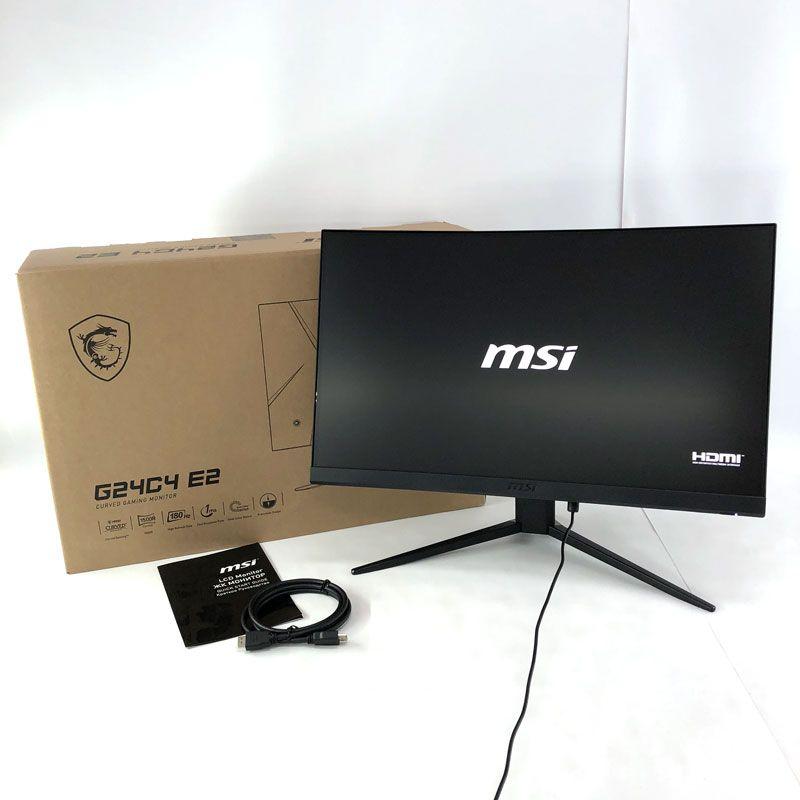 MSI G24C4 E2【23.6インチ 湾曲ゲーミングモニター】【製造番号 MSI G24C4 E2【23.6インチ 湾曲ゲーミングモニター】【製造番号