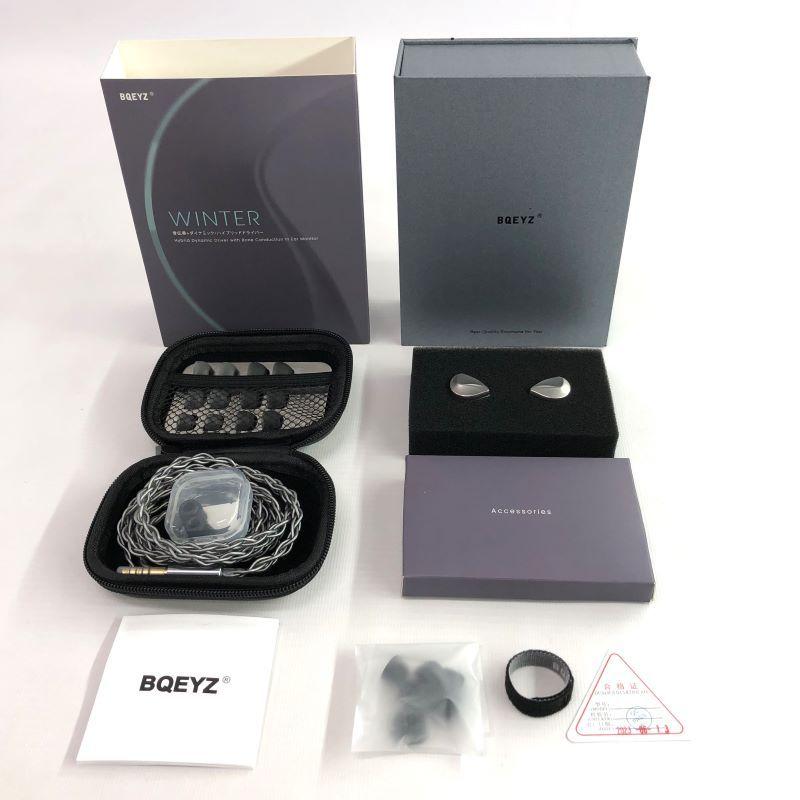 ジャンク扱い》BQEYZ WINTER 4.4mプラグ ダイナミック+骨伝導 カナル型 