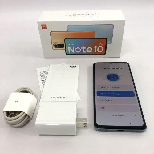 SIMフリー Redmi Note 10 Pro グレイシャーブルー M2101k6R SIMフリー Redmi Note 10 Pro グレイシャーブルー M2101k6R