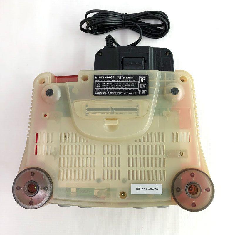 ジャンク扱い》《レトロ》ニンテンドウ64 クリアレッド メモリー ジャンク扱い》《レトロ》ニンテンドウ64 クリアレッド メモリー