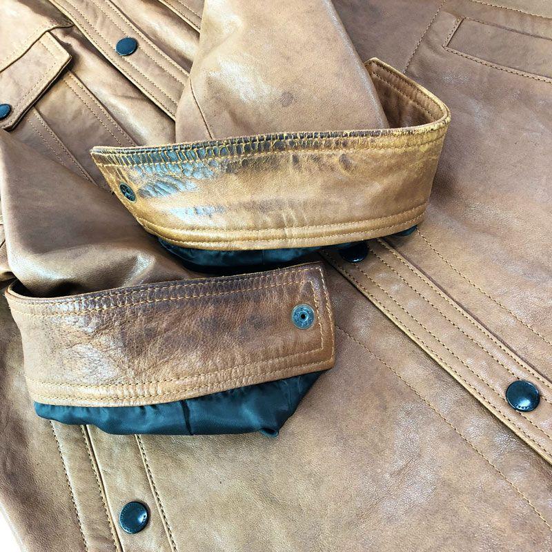 BURBERRY BLACK LABEL バーバリーブラックレーベル ラムレザー