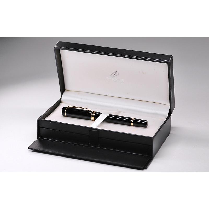 パーカー PARKER IBK 750 DUOFOLD 万年筆 黒 ゴールド　M 詳細ページ | 万年筆 ボールペンなど高級筆記具の販売・買取