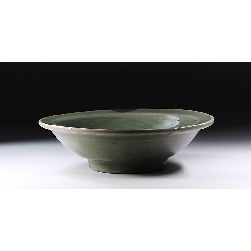 中国　哥窯　青磁　金絲鉄線　花文茶碗　金継ぎ直し　時代箱　C　6602 中国 哥窯 青磁 金絲鉄線 花文茶碗 金継ぎ直し 時代箱 C