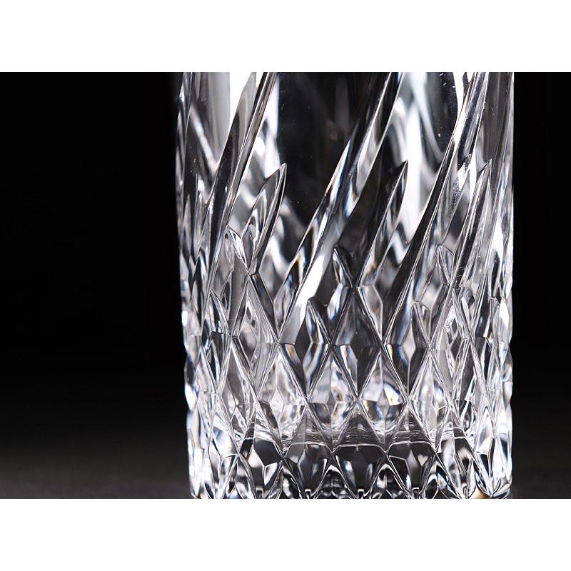 【開】クリスタルガラス ダイヤカット文様カラフェ 高さ15cm SG112｜kaikaroman777sp｜06