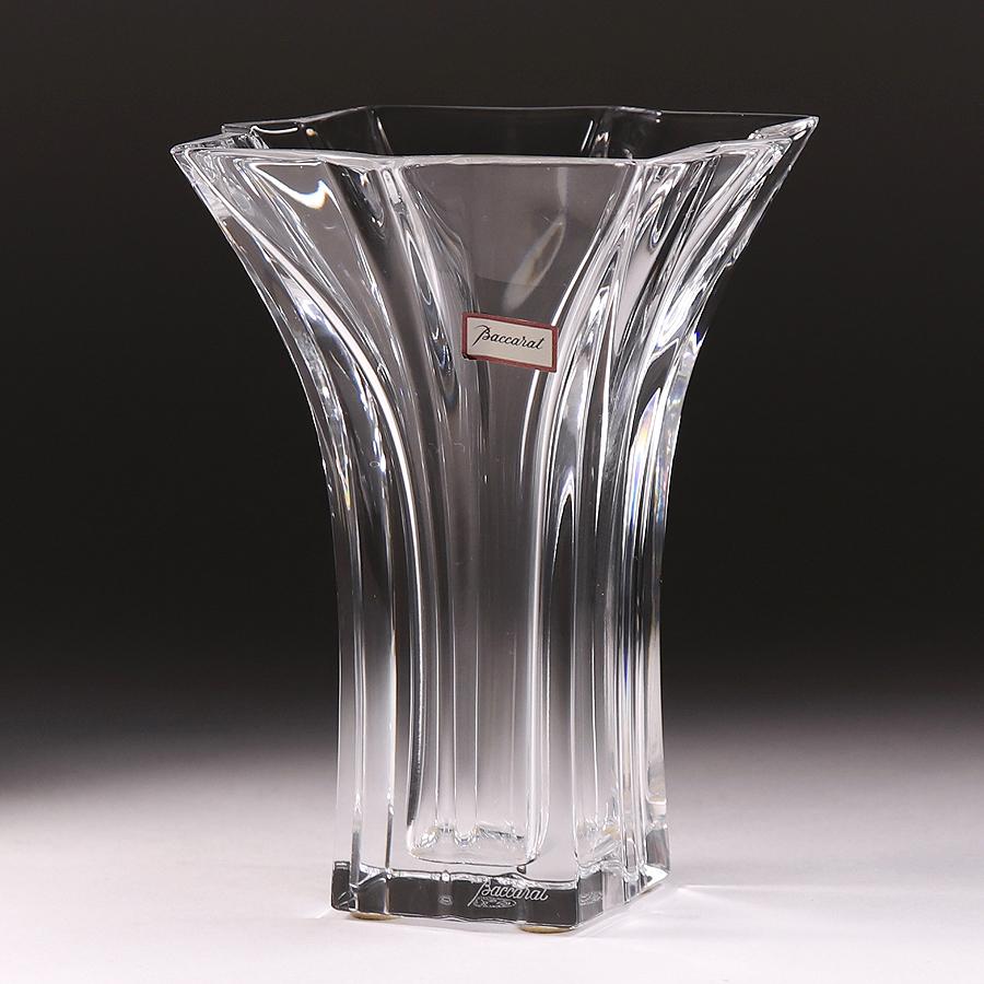 【美品】バカラ Baccarat クリスタルガラス エキノックス 花瓶 美品】バカラ Baccarat クリスタルガラス エキノックス 花瓶
