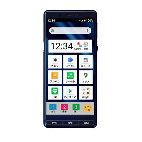 シンプルスマホ5 SHARP製 A001SH SHARP（シャープ） 【新品】SHARP シンプルスマホ5 A001SH ネイビー