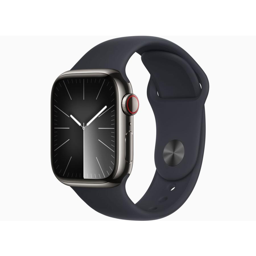Apple Watch Series 9 GPS+Cellularモデル 41mm MRJ93J/A [グラファイトステンレススチールケース/ミッドナイトスポーツバンド M/L] 買取価格比較