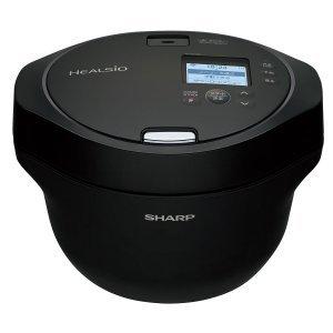 新品】SHARP ヘルシオ ホットクック 電気無水鍋 1.6L ブラック系 KN 