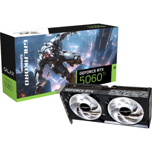 【新品】玄人志向 GALAKURO GAMING GG-RTX5060Ti-E8GB/OC/DF/V2 [PCIExp 8GB]【日曜日以外即日発送】【送料無料】 | GALAKURO GAMING