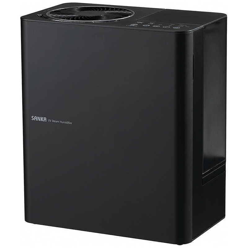 SANKA SSH-8100UVBK UVパワースチーム式加湿器　新品未使用 新品】【在庫処分セール】サンカ(SANKA) SSH-8100UVBK [ブラック] 加湿