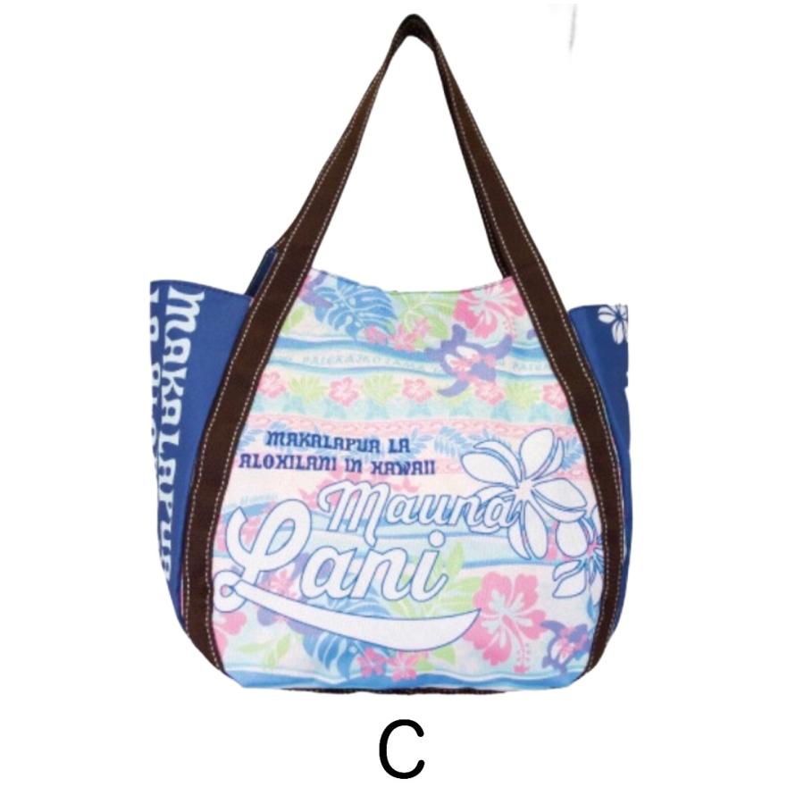 ハワイアン アロハ柄 バルーンバッグ カジュアルトートバック かばん