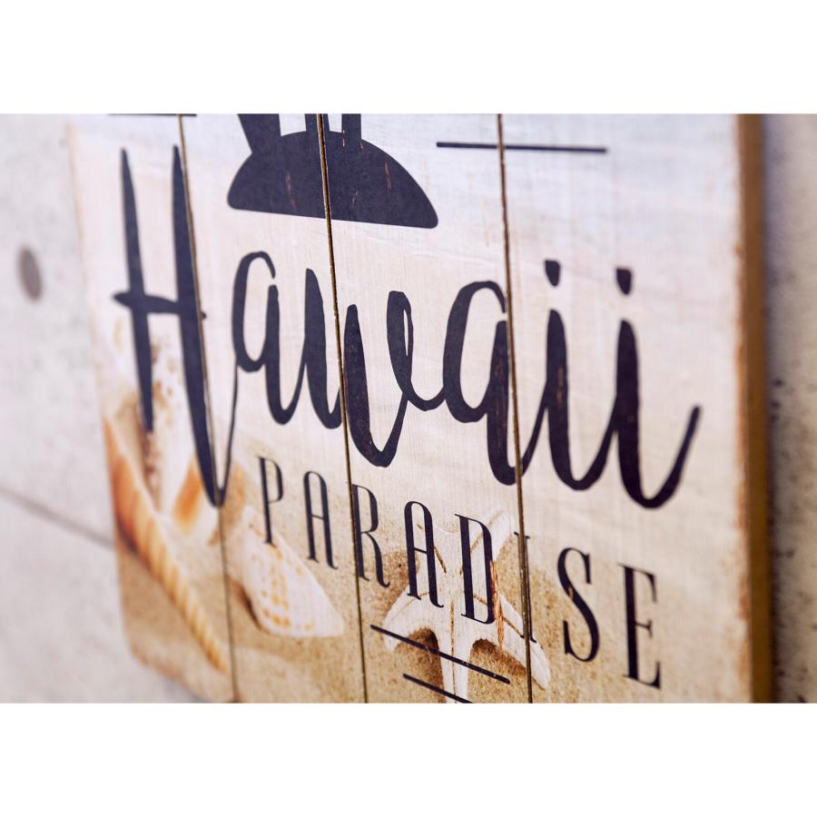 ハワイアン 木製壁掛け Hawaii ウッドボード 玄関 インテリア