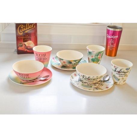 ハワイアン パイナップル モンステラ プルメリア バンブー ボウル 食器 コップ ハワイ ア ハワイアン食器 q食器 バーベキュー Kai Lani Aloha 通販 Yahoo ショッピング