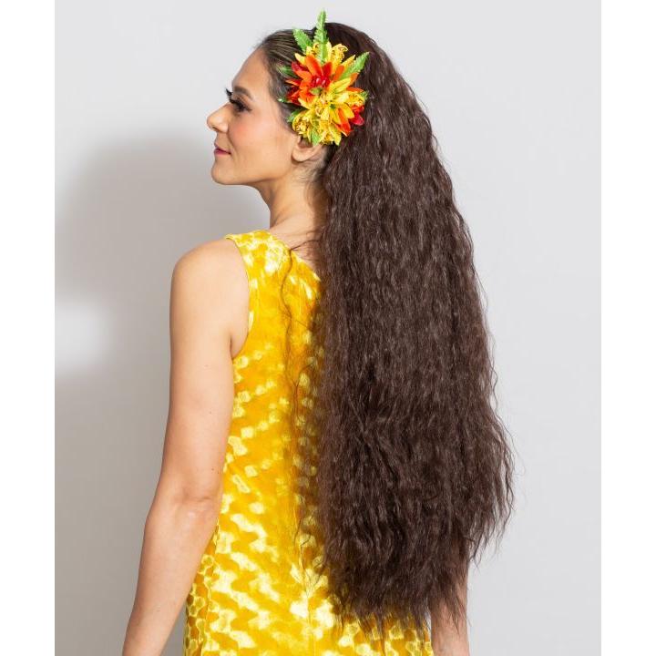 Maunaloa】ハワイアン ロングウィッグ ボリュームアップ 髪の毛 付け毛