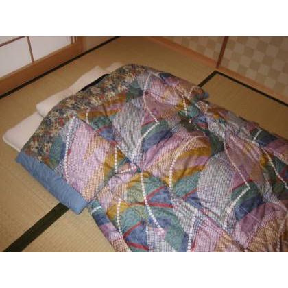 日本製 手作りかいまき掛布団 綿混わた入りロング シボリ柄 3108柄 送料無料 和風寝具 どてら 夜着 Km 1132 手作りかいまきふとん工房 通販 Yahoo ショッピング