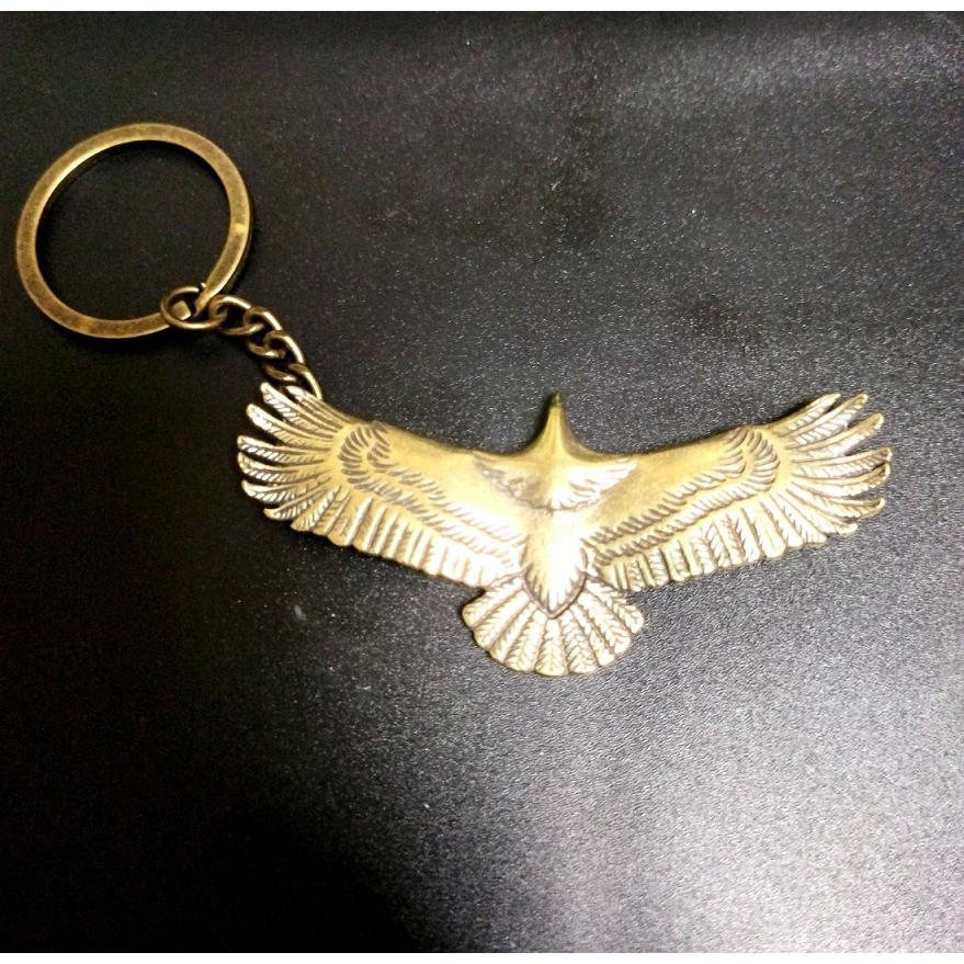 鷲 真鍮 イーグル ペンダントトップ キーホルダー インディアン