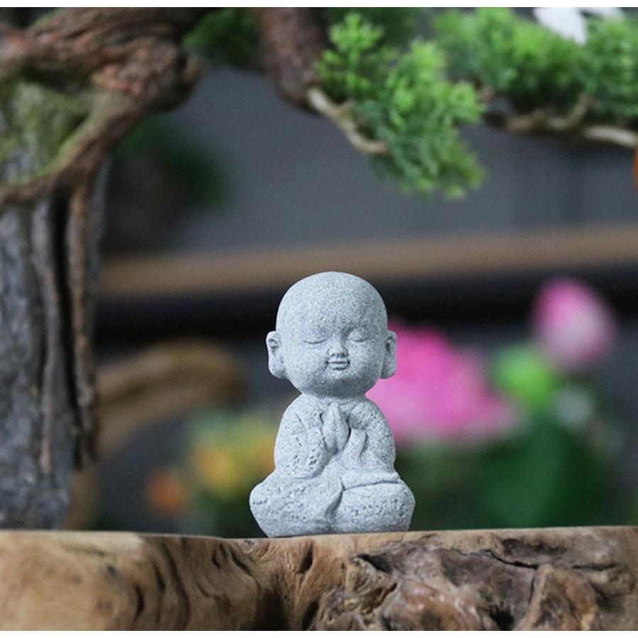 お地蔵さん 合掌 置物 お守り 仏像 和尚 交通安全 癒しミニ 手のひら