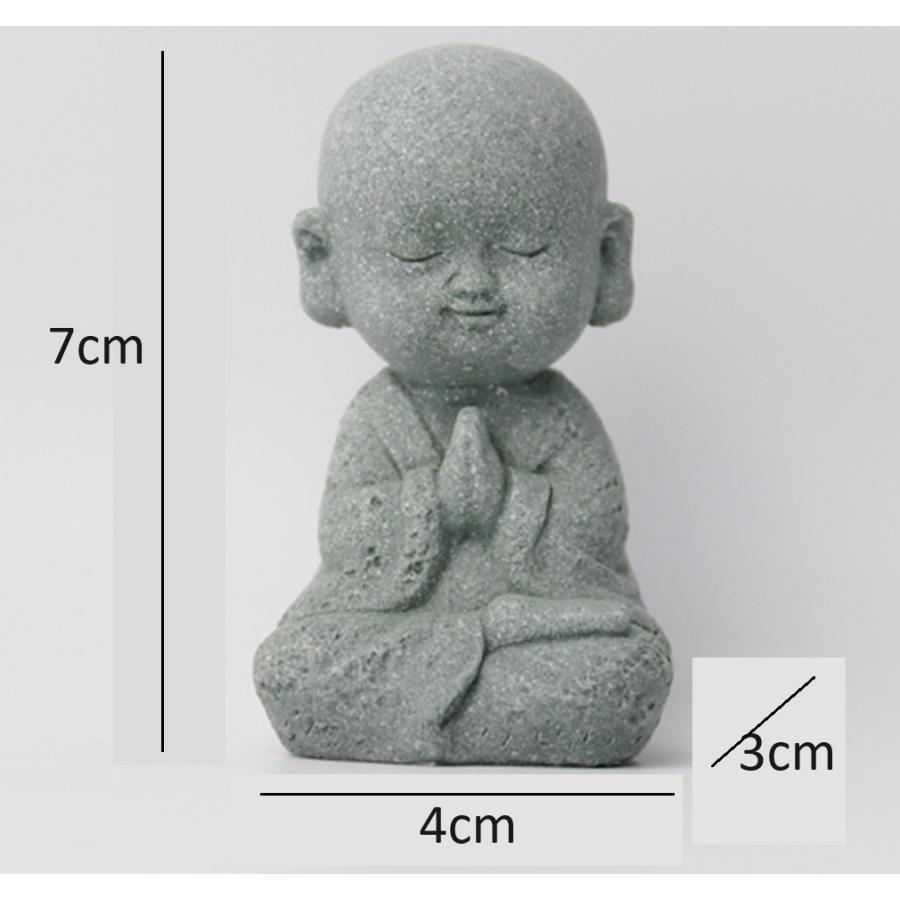 お地蔵さん 合掌 置物 お守り 仏像 和尚 交通安全 癒しミニ 手のひら