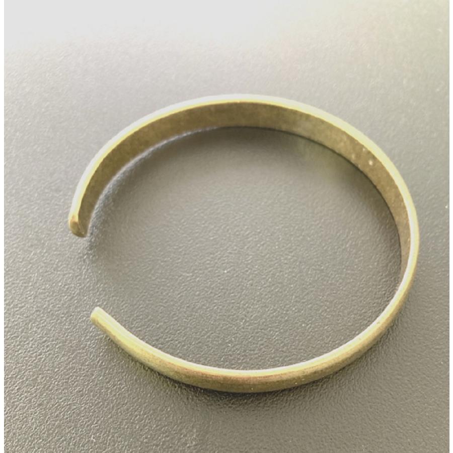 brass 真鍮 バングル ブレスレット プレゼントに最適 : カイメッド
