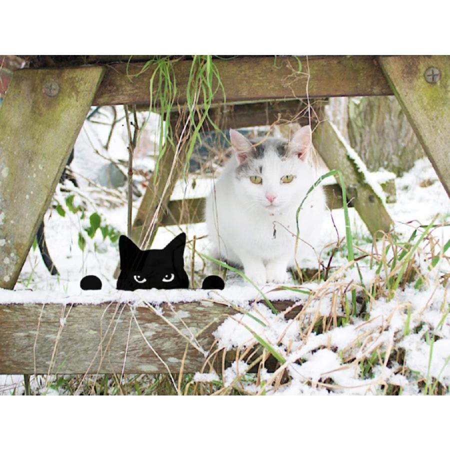 ネコのウェルカムプレート ガーデンオブジェ 猫 ガーデニング オブジェ
